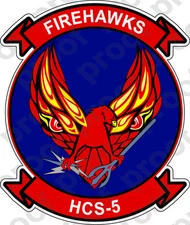 STICKER USN HCS 5 FIREHAWKS
