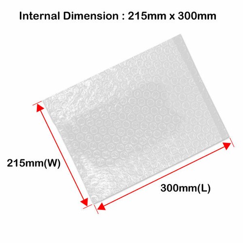 All sizes Seamless bottom Bubble Pouch Bag Clear Aircap Cushion Bubble Wrap Bag - Picture 15 of 17