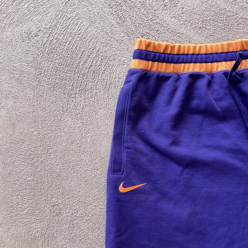 Phoenix Suns Shorts Mens XL Purple Orange Nike Sweat Fleece NBA Basketball - Picture 3 of 11
