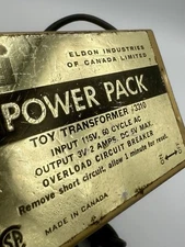 VINTAGE ELDON TOY TRANSFORMER POWER PACK #3310  **** TESTED **** Model Trains ✅
