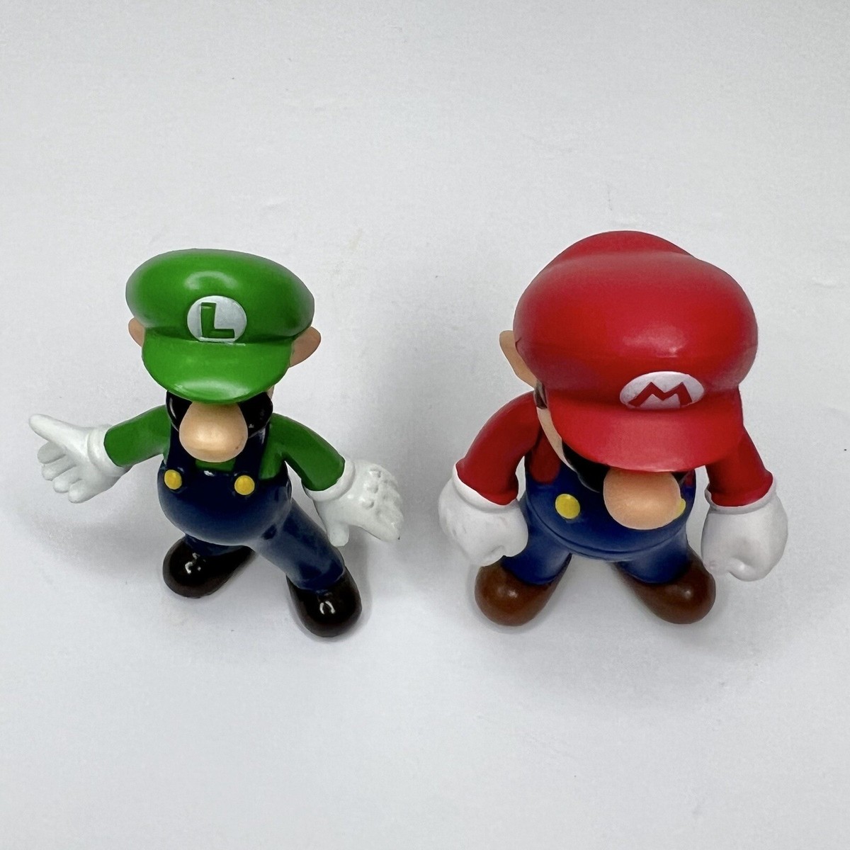 Nintendo Super Mario Bros Toy Lot - Mario & Luigi 2.5” Figures