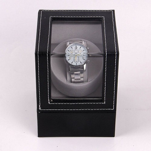 Automatic Watch Winder Display Box Case Motor Rotation Storage PU Leather Gifts - Picture 10 of 11