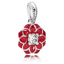 PANDORA Oriental Bloom Dangle Charm 791829CZ