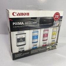 Canon PIXMA MegaTank Ink Toner Accessory Kit GI-290 CMYK 4 color Sealed New