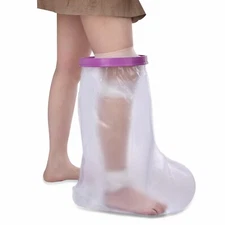 Medots Adult Half Leg Cover Protector for Shower-Reusable, Waterproof Cast Cover