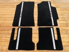 Rhd For Honda Crx Civic Ef Vtec Black Velour Floor Mats Carpet 4pcs 1988-91