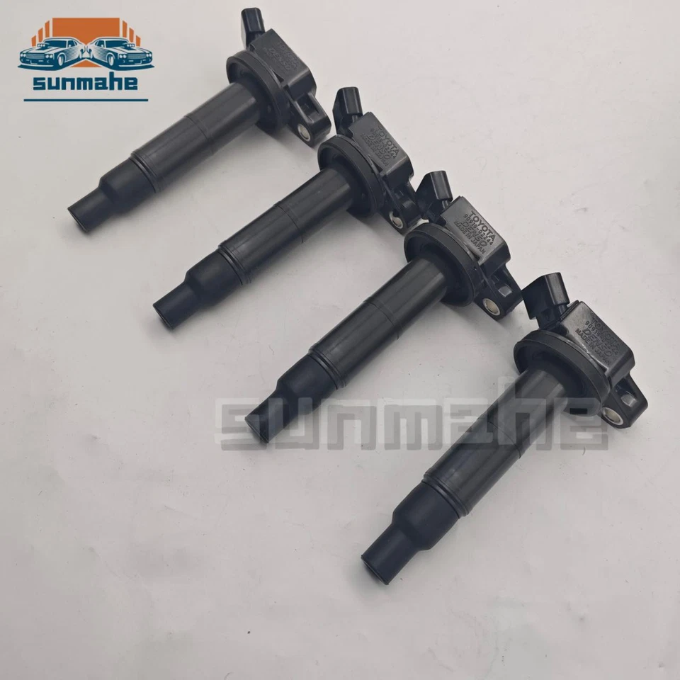 4PCS 90919-02244 673-1307 DENSO Ignition Coils For 2001-2008 Toyota Rav4 2.4L L4 - Image 4 of 4