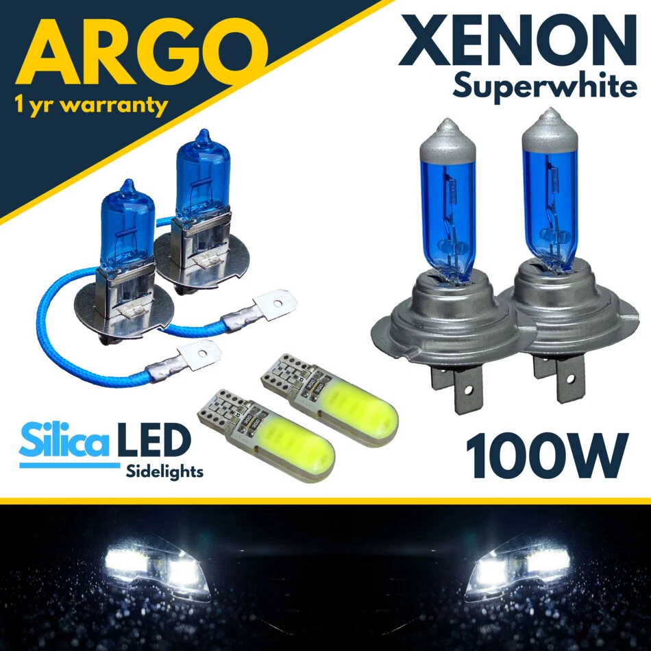 For Skoda Fabia MK1 Headlight 1999 07 100w High Low Xenon White