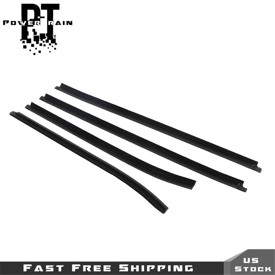 Suit For Toyota Hilux Cab 2005-2015 Window Glass Seals Door Belt Weather Strip - Image 4 of 4