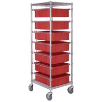 7-container Cart, Red 1 Ea on sale 7-container Cart, Red 1 Ea on sale