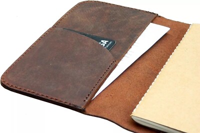 Leather Journal Field Notes Moleskine Leather Cover 3.5'' x 5.5'' notebook !