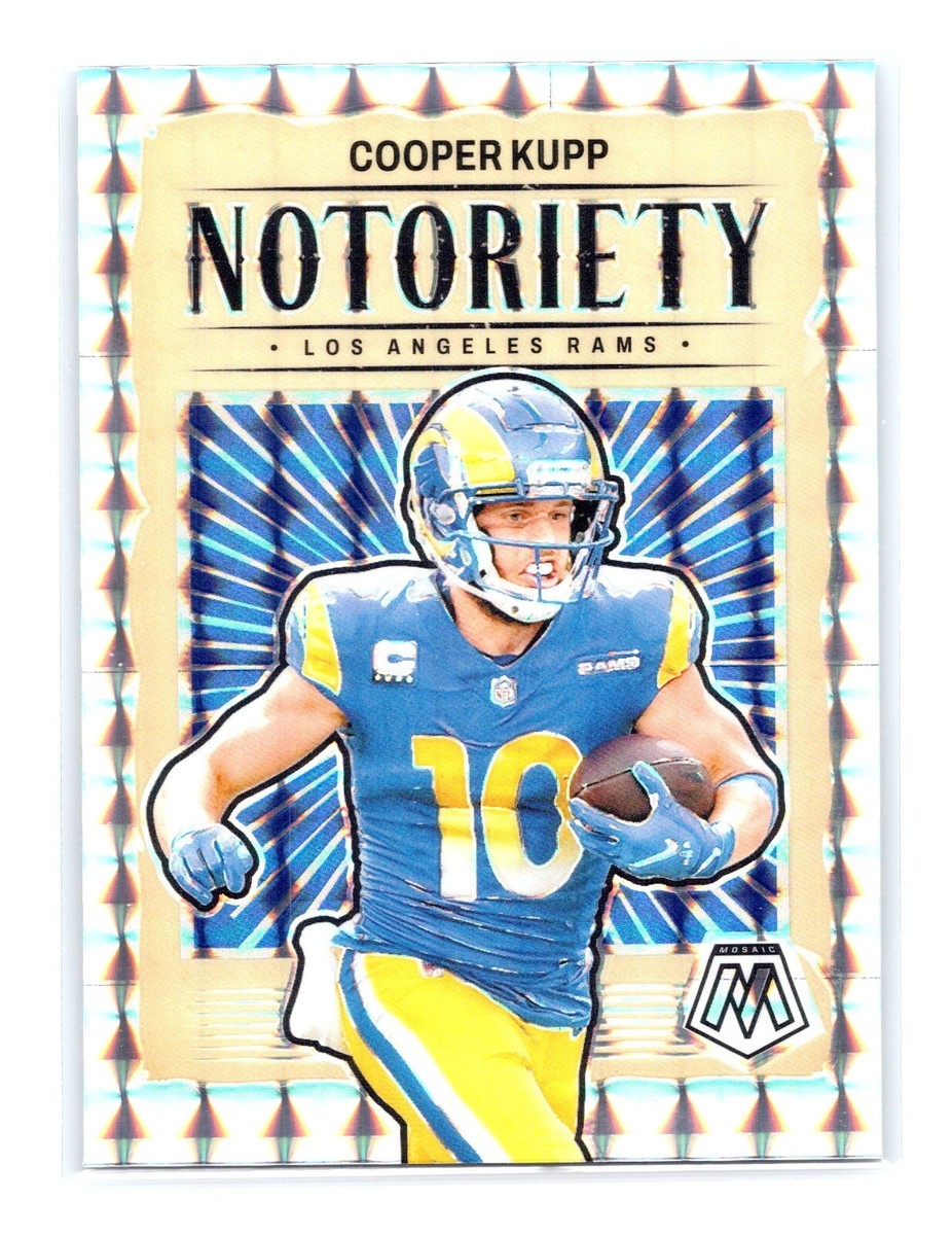 2024 Panini Mosaic Football #13 Cooper Kupp Notoriety Mosaic Prizm