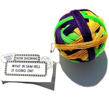 Havirland Yarns Potomac Sock; "What in Sam hell is going on" 100g self-striping