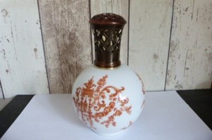 Lampe Berger CAMILLE THARAUD Ancienne – Porcelaine Multicolore, Avec Boîte, Rare