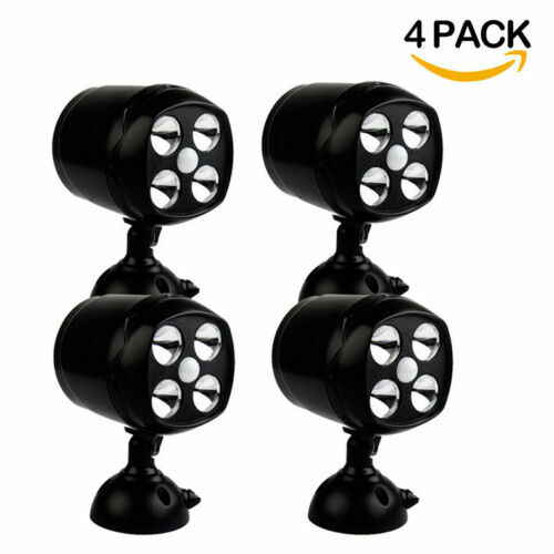 Outdoor LED Spotlight Motion Sensor Lamp Battery Powered Garden Security Light - Picture 3 of 19