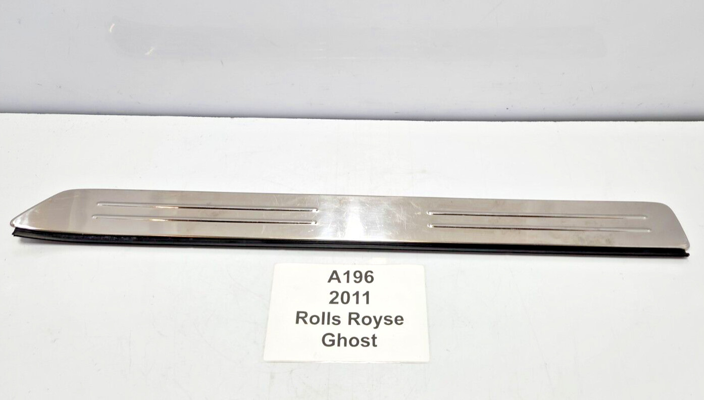 ✅ 10-14 OEM Rolls Royce Ghost RR4 Front Right Passenger Door Sill Plate NOTE*