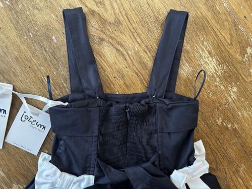 Jottum Simply Dutch -NWT- Black And White Pleated Fit And Flare Dress | Size 2T - Picture 7 of 14