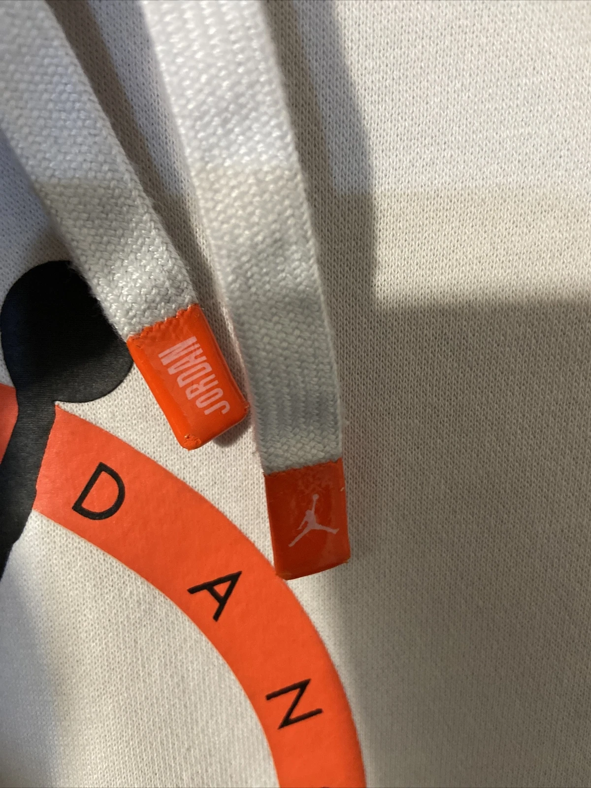 OFF WHITE Felpa con cappuccio Air Jordan Flight Club Jumpman Off White in pile oversize XL