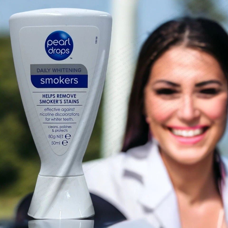 3x Pearl Drops Smokers - Whitening Smokers 50ml Tube- Oral Care -Toothpaste US - Image 4 of 4