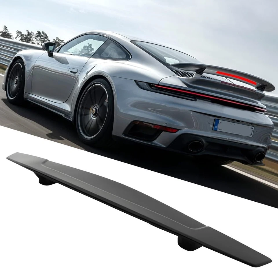 52" Rear Trunk Spoiler Racing Wing Matte Black w/ Light For Audi A4 S4 2000-2023 - Image 2 of 4