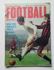 CHARLIE BUCHAN'S FOOTBALL MONTHLY Mar 1970 Allan Clarke Peter Lorimer Colin Bell