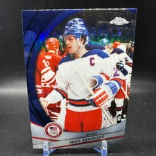 Mike Eruzione Blue Refractor /150 2026 Topps Chrome U.S. Olympics Miracle