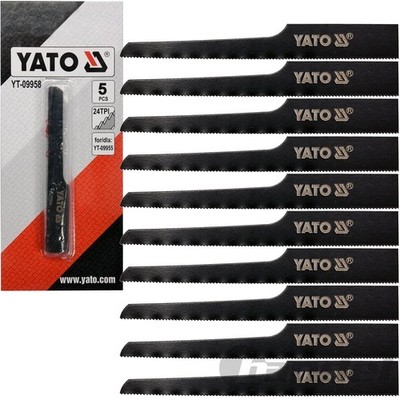 2 YATO SÄGEBLATT SET 5-tlg SICHSÄGEBLATT für MINI-DRUCKLUFT-KAROSSERIE-STICHSÄGE