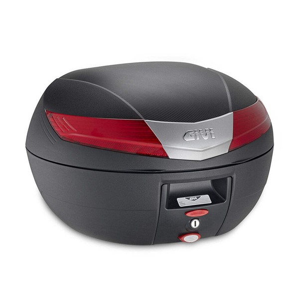 V40N Givi Monokey Motorrad Topcase Mit Roten Reflektoren 40 Liter-image