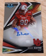 2022 Bowman U University #BA-BK, BRANT KUITHE RC Auto, Utah Utes