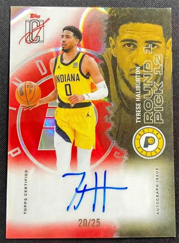 2025 Topps Chrome Tyrese Haliburton Chrome Autographs (RAW)