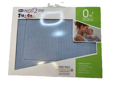 Strickdecke Baby chicco ocean für alle Modelle chicco next2me Zip&Go Babydecke