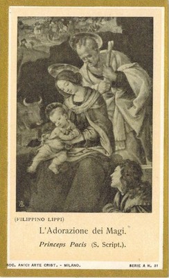 Gottesbild - Die Anbetung der Heiligen Drei Könige - Philippino Lippi - E.26