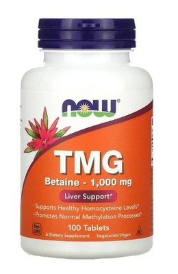 NOW Foods, TMG, 1.000 mg, 100 Tablets
