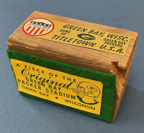 Green Bay Packers Old City Stadium • Original Piece of the Stadium
