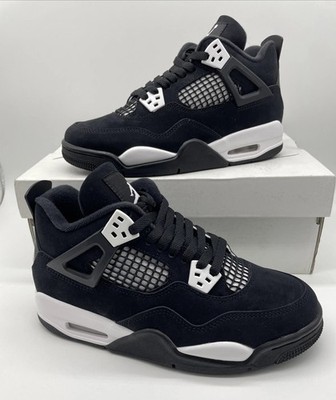 DS Nike Air Jordan 4 Retro White Thunder New In Box NIB FQ8213-001 GS Size 5Y