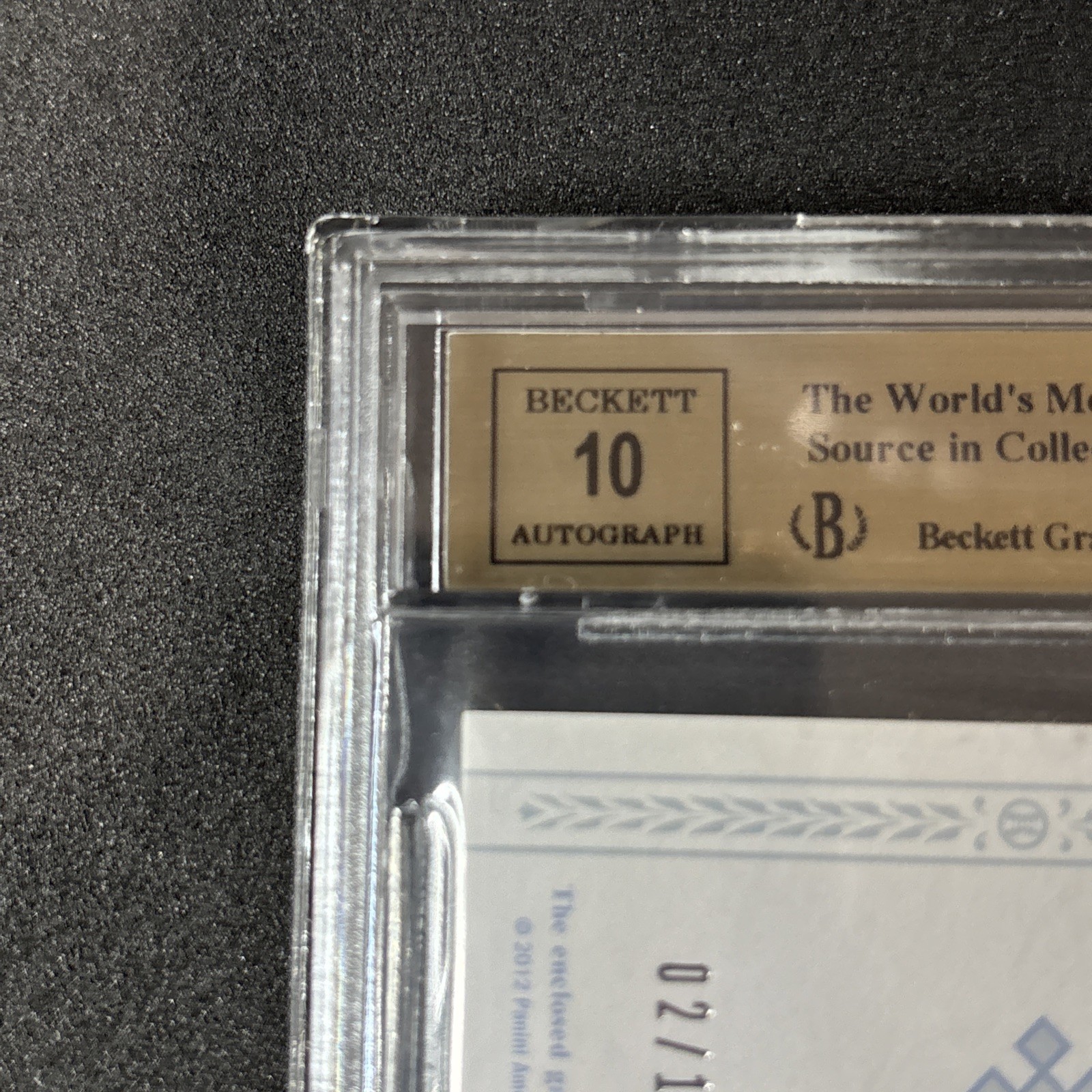 2012 Panini National Treasures - *No higher grade* Chipper Jones Auto /10 view 4