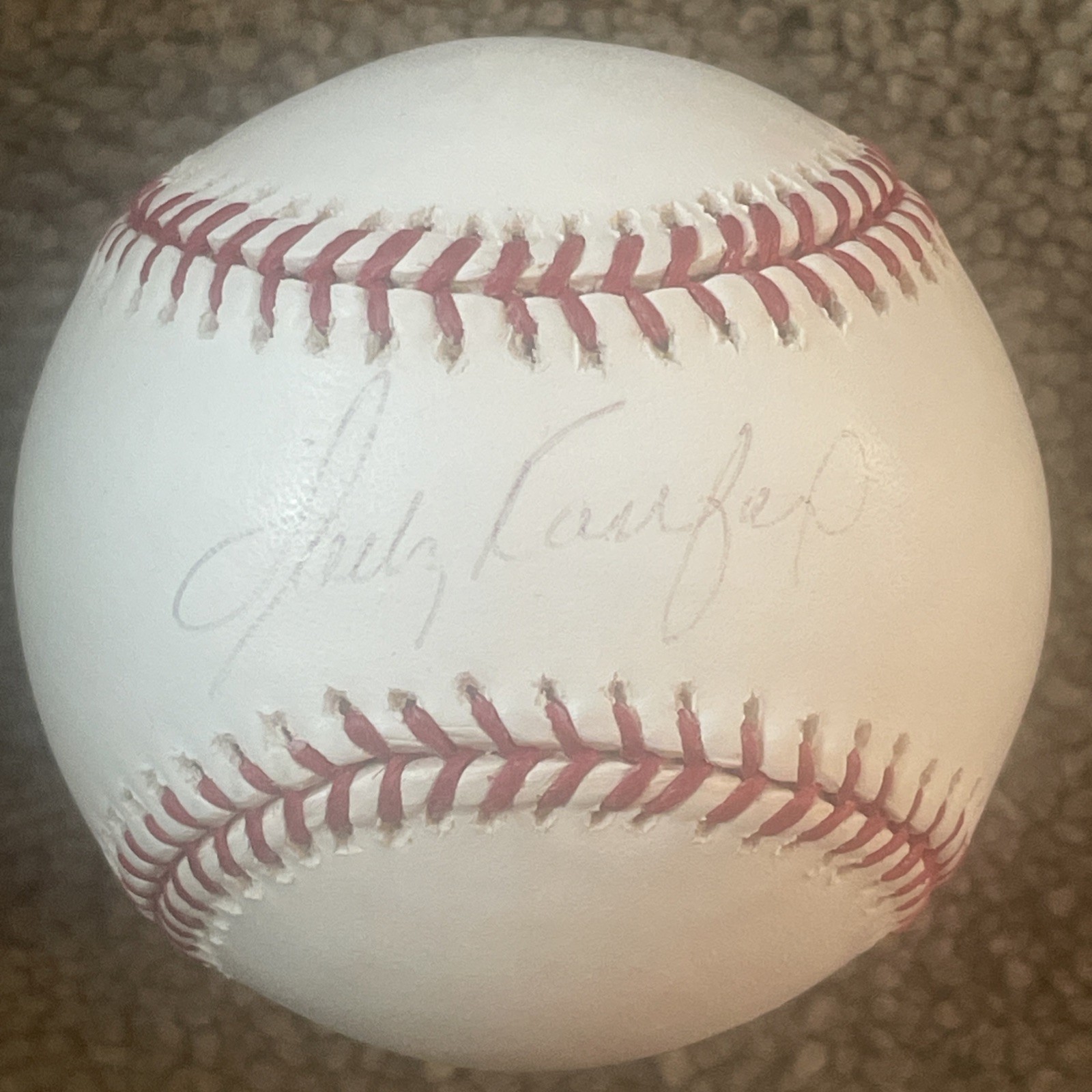 SANDY KOUFAX Signed Autograph MLB Baseball Dodgers PSA/DNA sticker only