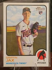 2022 Topps Heritage - Griffin Jax #268 (RC)