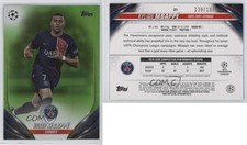 2023 Topps UEFA Club Competitions Neon Green Foil /199 Kylian Mbappe Mbappé #21