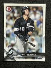 NICKY DELMONICO #83 2018 Bowman Baseball Rookie Card QTY Chicago White Sox