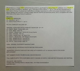 OEM Lego 5982 SPACE POLICE: Smash n&rsquo; Grab 93.29%-COMPLETE + 2MINFIGS *READ*