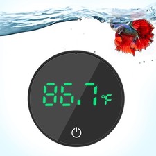 Rechargeable Digital Aquarium Thermometer LED Fish Tank HD