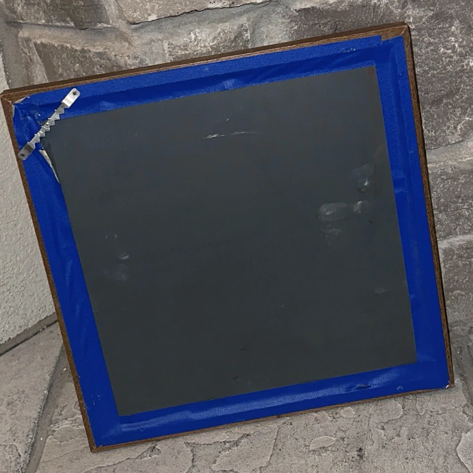 Royce Mcnett-Ram Espejo Pintura 13x13x3 Arte Vintage Madera Caja de Sombras Original Foto 4 de 4