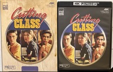 Cutting Class (4K Ultra HD Blu-ray 1989) Brad Pitt With Slipcover & Poster