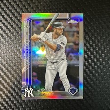 2025 Topps Chrome Update #USC137 Austin Slater Refractor New York Yankees