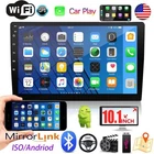 2Din Android 10.1" Car Radio Apple/Andriod Car Play Touch Screen GPS WiFi Player