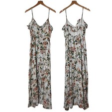 Urban Outfitters Dress Forum Floral Button Front Maxi Dress Womens Large