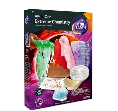 BBC Earth Extreme Chemistry Kit NEW Science Experiments Set Kids STEM Activity