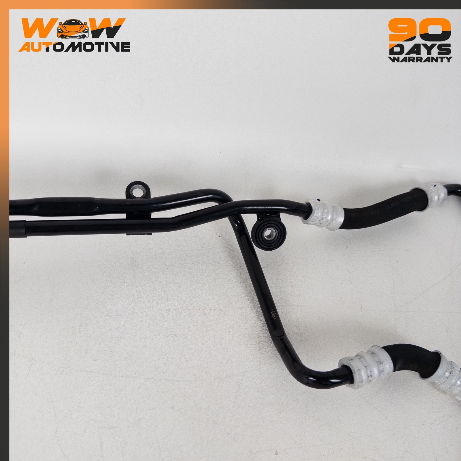 04-17 BENTLEY CONTINENTAL GTC FRONT TRANSMISSION OIL COOLER LINE HOSE OEM