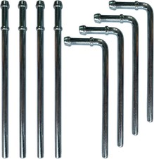 8Pcs Weld On Exhaust Hanger 10mm Heavy Duty Muffler Hanger Bracket Rod 
